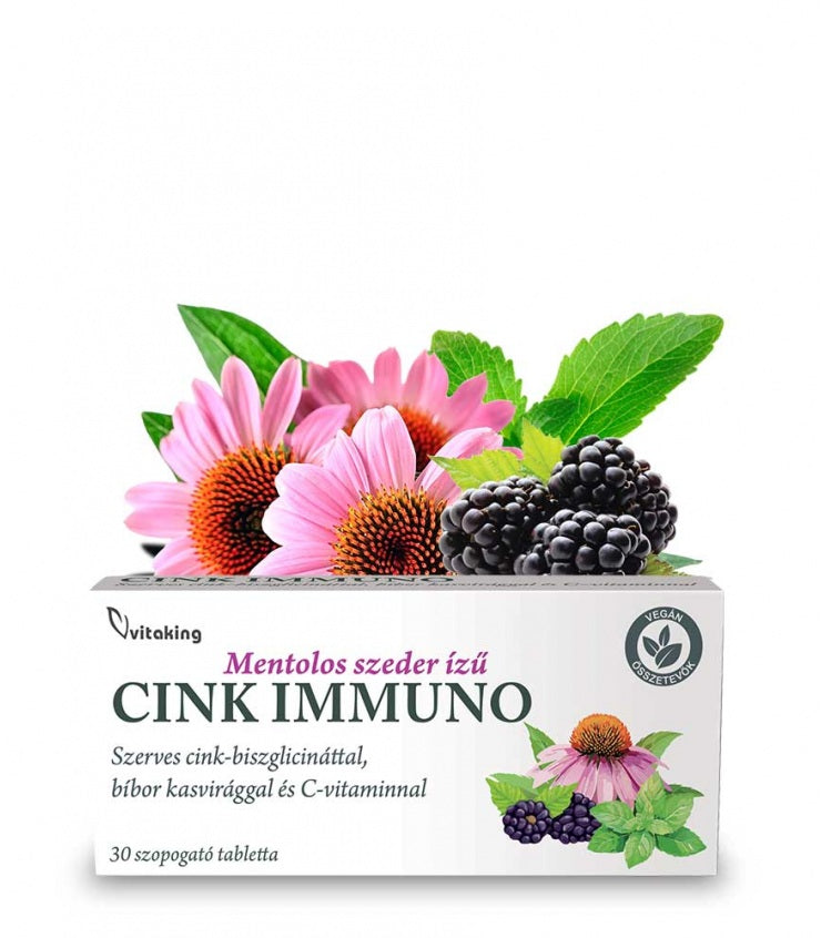 Immuno Zinc masticabil cu Echinacea - 30 comprimate masticabile