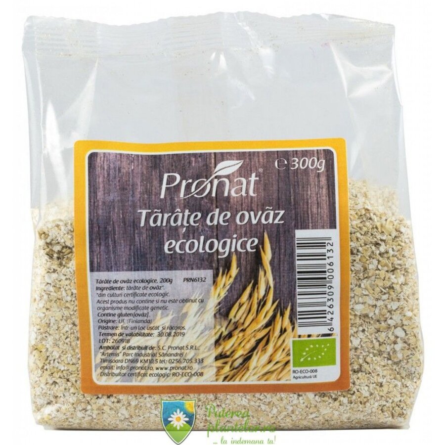 Tarate bio de ovaz 300 gr Expira: 21.04.2025