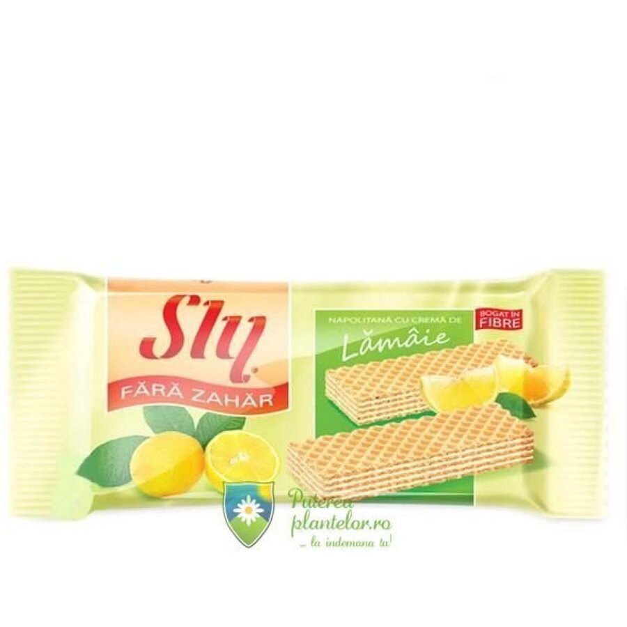 Napolitane cu crema de lamaie fara zahar 40 gr