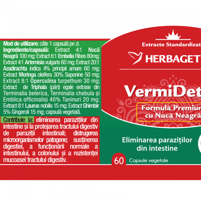 VERMIDETOX 60 CPS