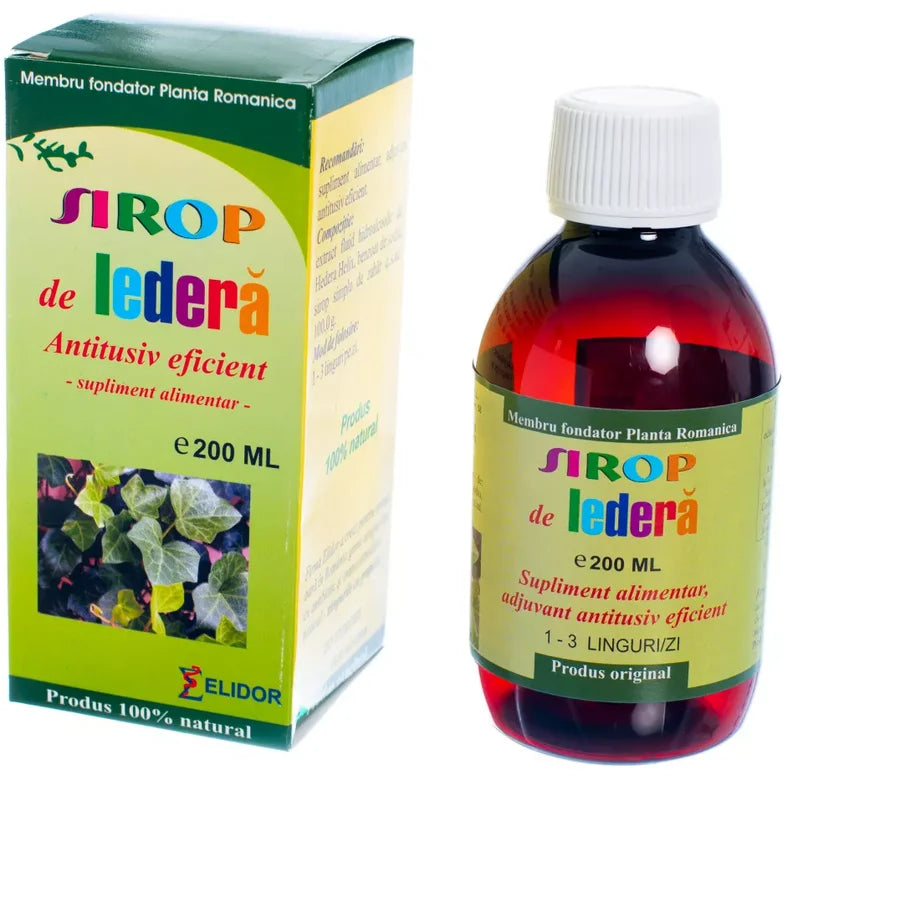 Sirop iedera antitusiv, 200 ml, Elidor