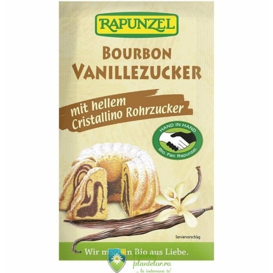 Zahar vanilie Bourbon alb bio 32 gr