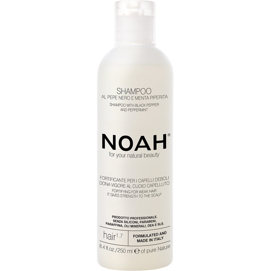 Sampon fortifiant cu piper negru si menta pentru par slabit si deteriorat (1.7) 250 ml