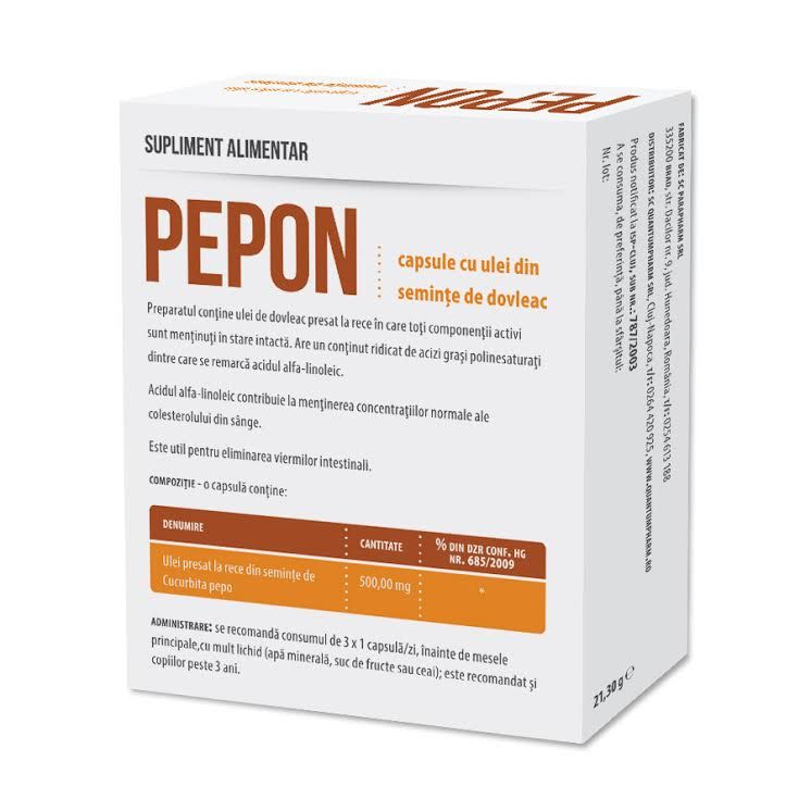 Ulei de dovleac Pepon 30 capsule