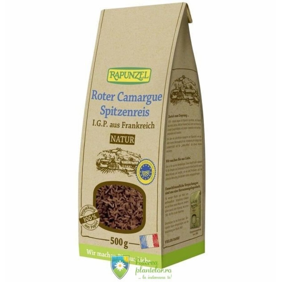 Orez rosu Camargue natur bio 500 gr