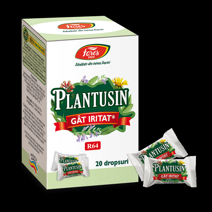 Plantusin gat iritat, R64, 20 dropsuri - Fares