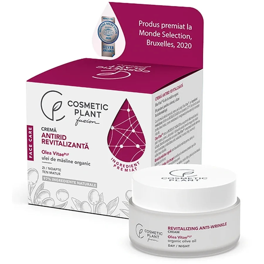 Crema antirid revitalizanta cu Olea Vitae si ulei de masline organic 50 ml