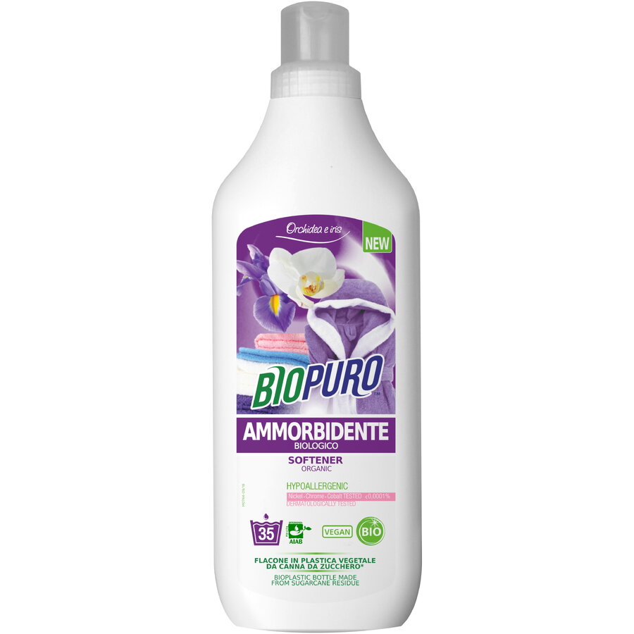 Balsam hipoalergen pentru rufe iris si orhidee bio 1 L Biopuro