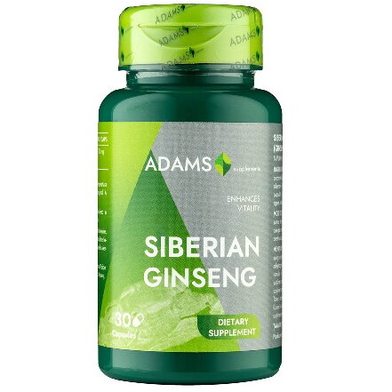 Ginseng Siberian 1000mg 30cps, Adams