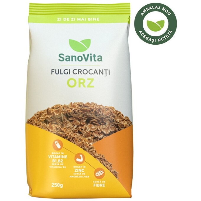 Fulgi de Orz Crocanti (Crispy) 250g - Sano Vita