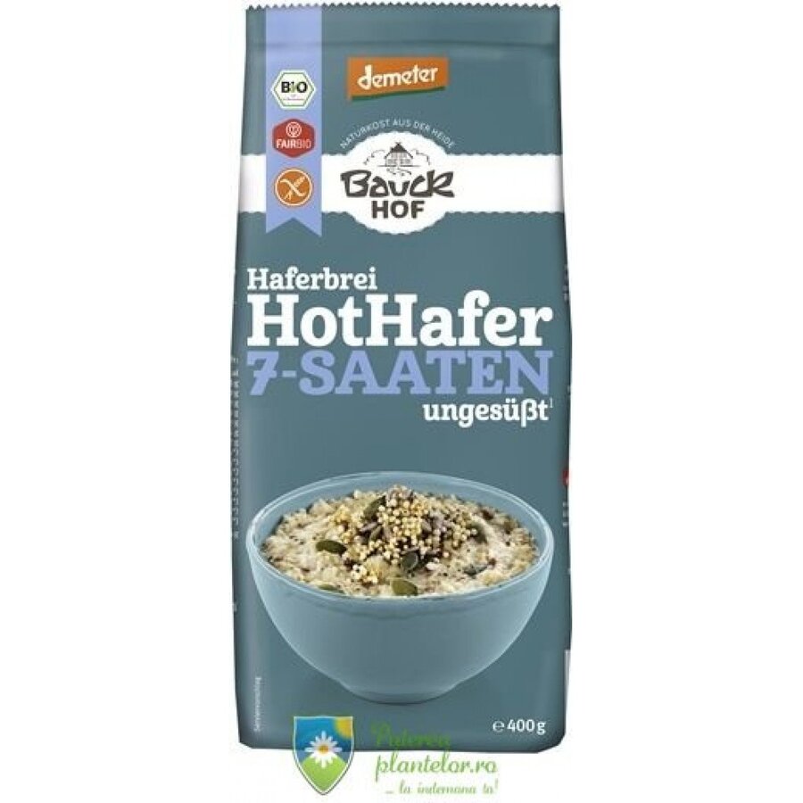 Terci de ovaz cu 7 tipuri seminte fara gluten Bio 400 gr