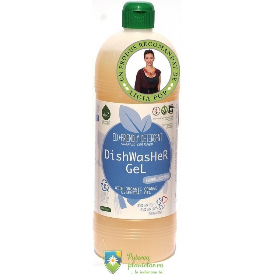 Gel ecologic pentru spalat vase in masina de spalat vase 1 l