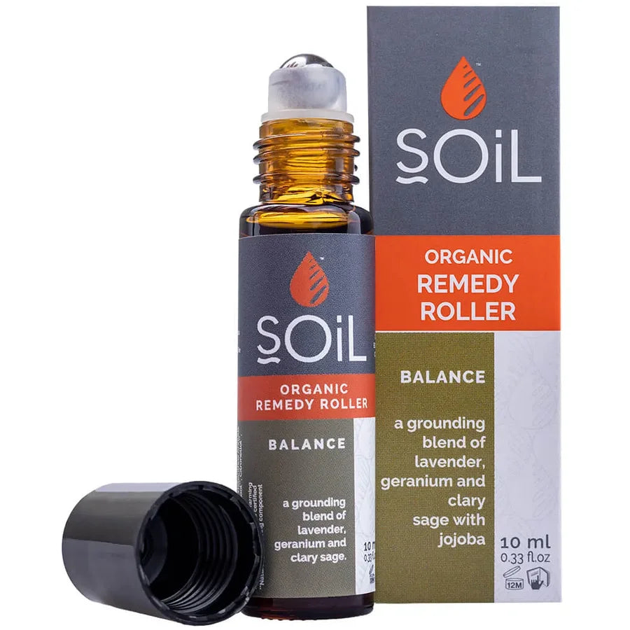 SOiL Roll-On Balance cu Uleiuri Eseniale Pure Organice ECOCERT 10 ml Echilibru NOU