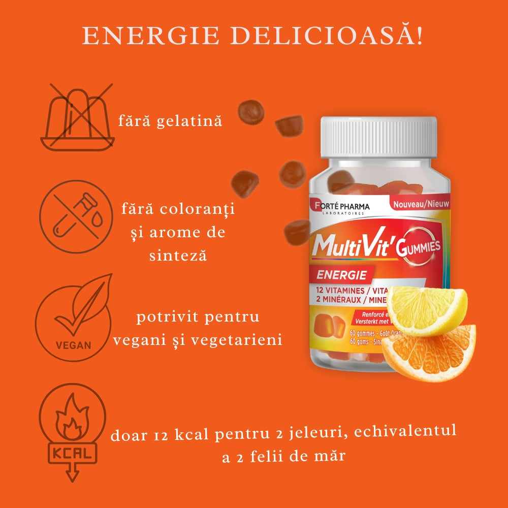 MultiVit Energie x 60 jeleuri | Forte Pharma