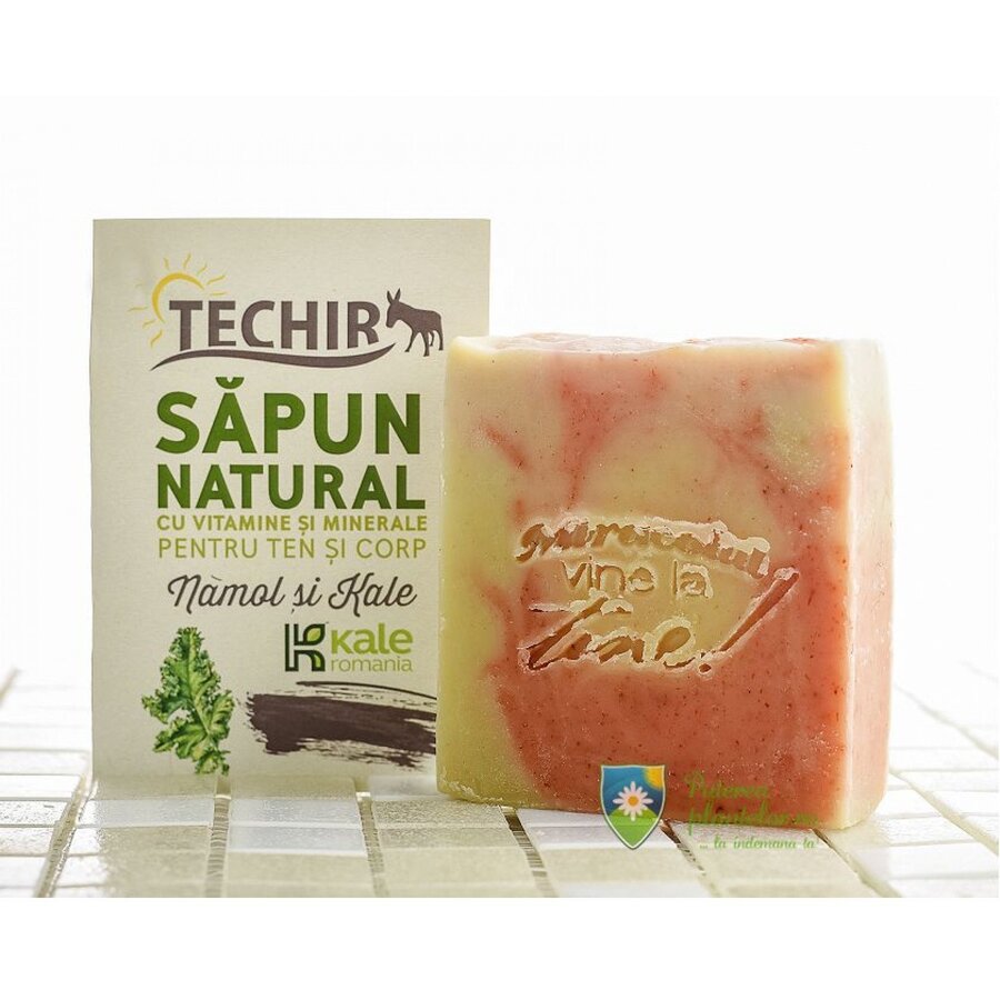 Sapun natural cu Kale si Namol 120 gr