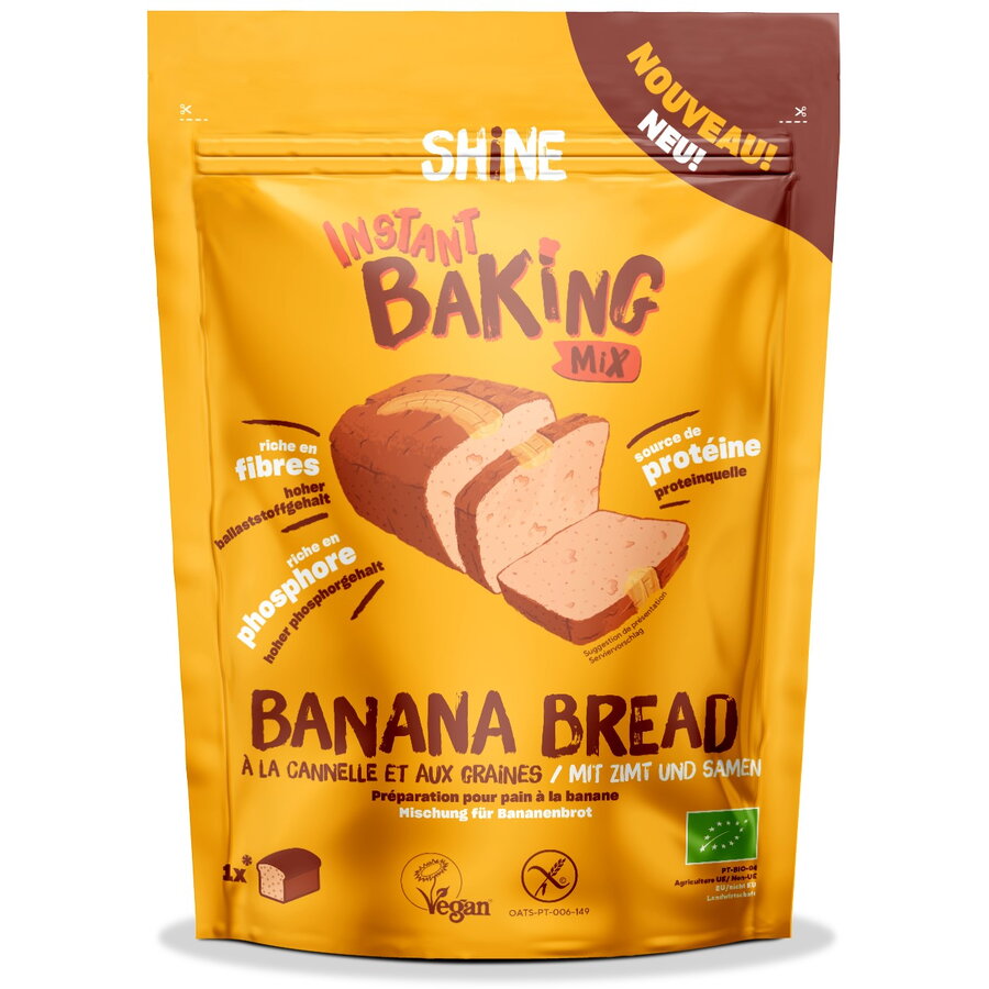 Amestec instant BIO pentru banana bread Shine
