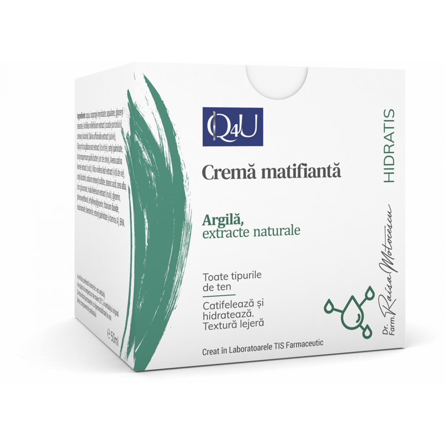 Crema matifianta cu extracte naturale si argila 50 ml
