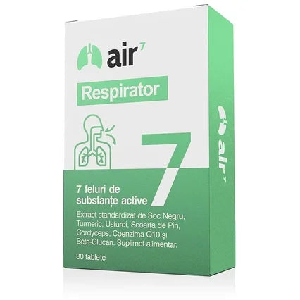 Air 7 Respirator, 30 tablete, Green Splid