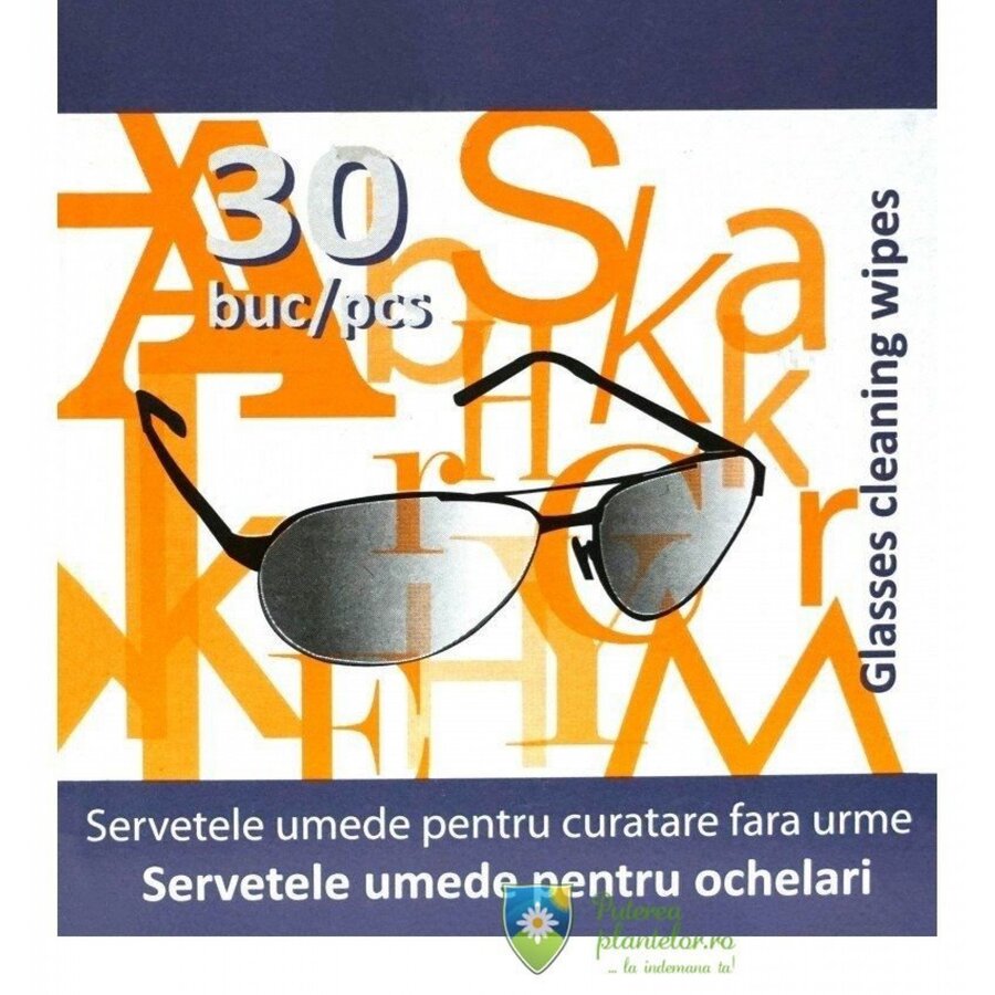Servetele umede ochelari 30 buc