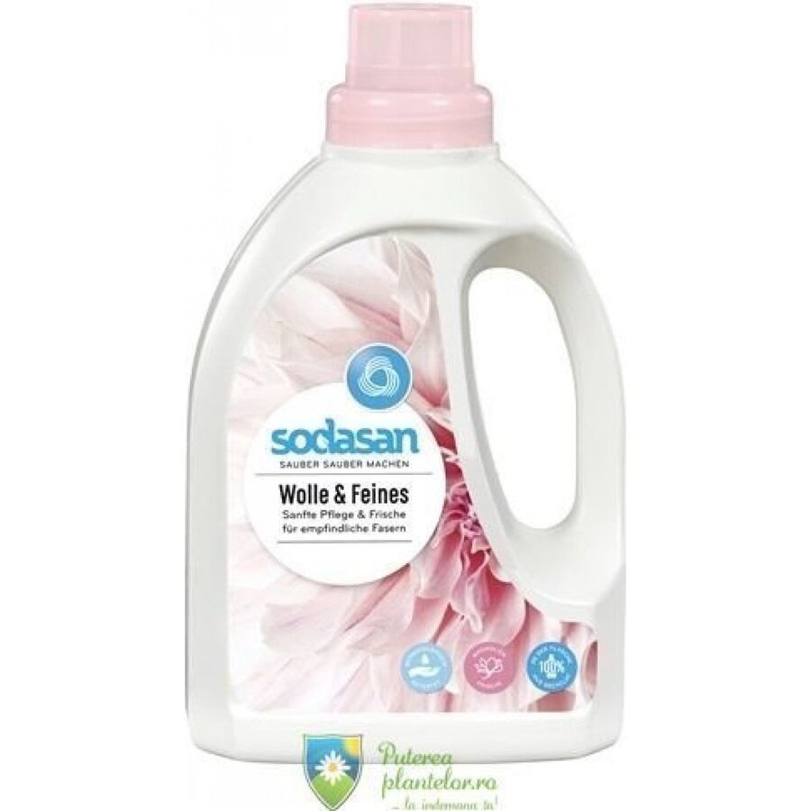 Detergent Lichid Bio pt rufe delicate, lana si matase 750 ml