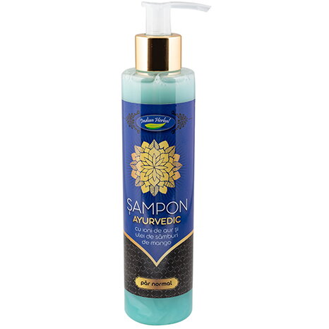 Sampon cu ioni de aur si ulei din samburi de mango pentru par normal 200 ml
