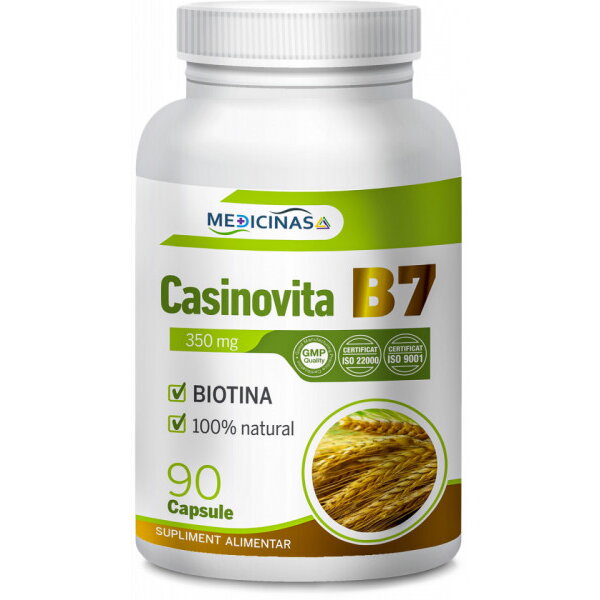 CASINOVITA B7 (Vitamina B7), 90 cps.