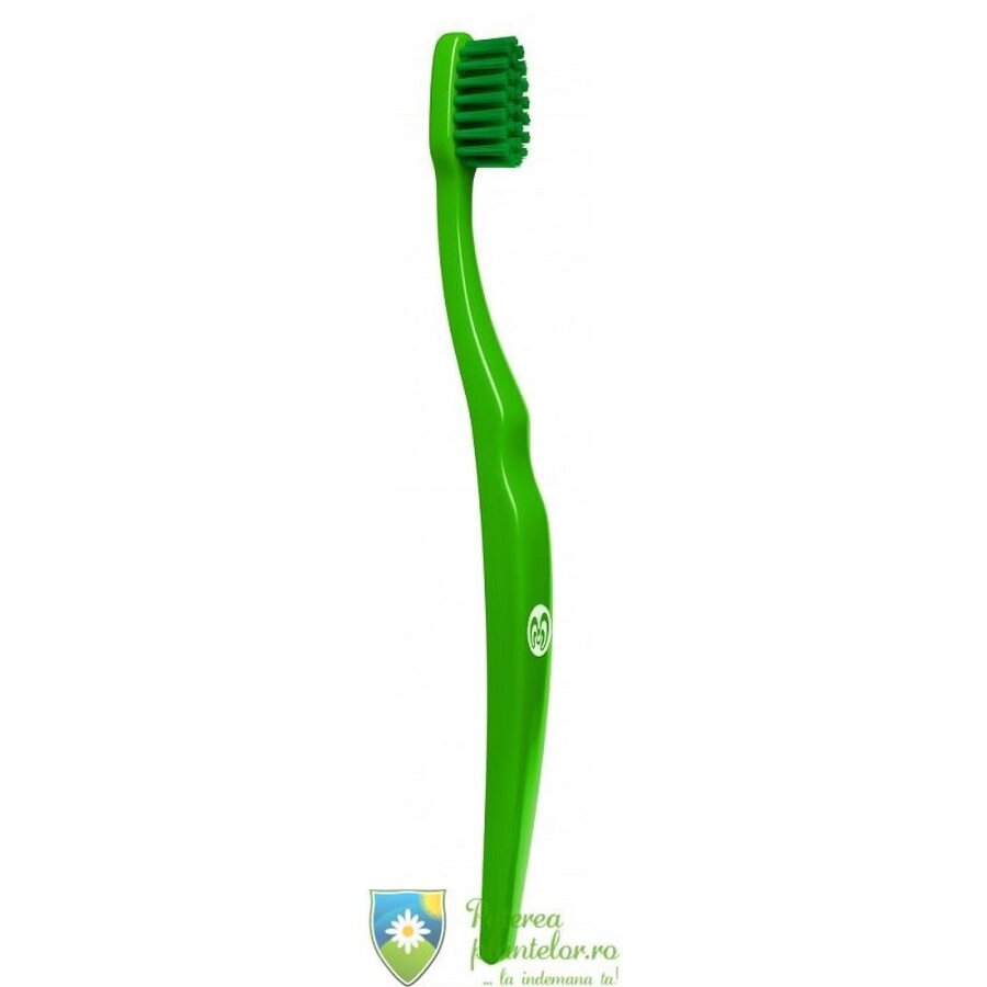 Kids Periuta de dinti organica soft Verde