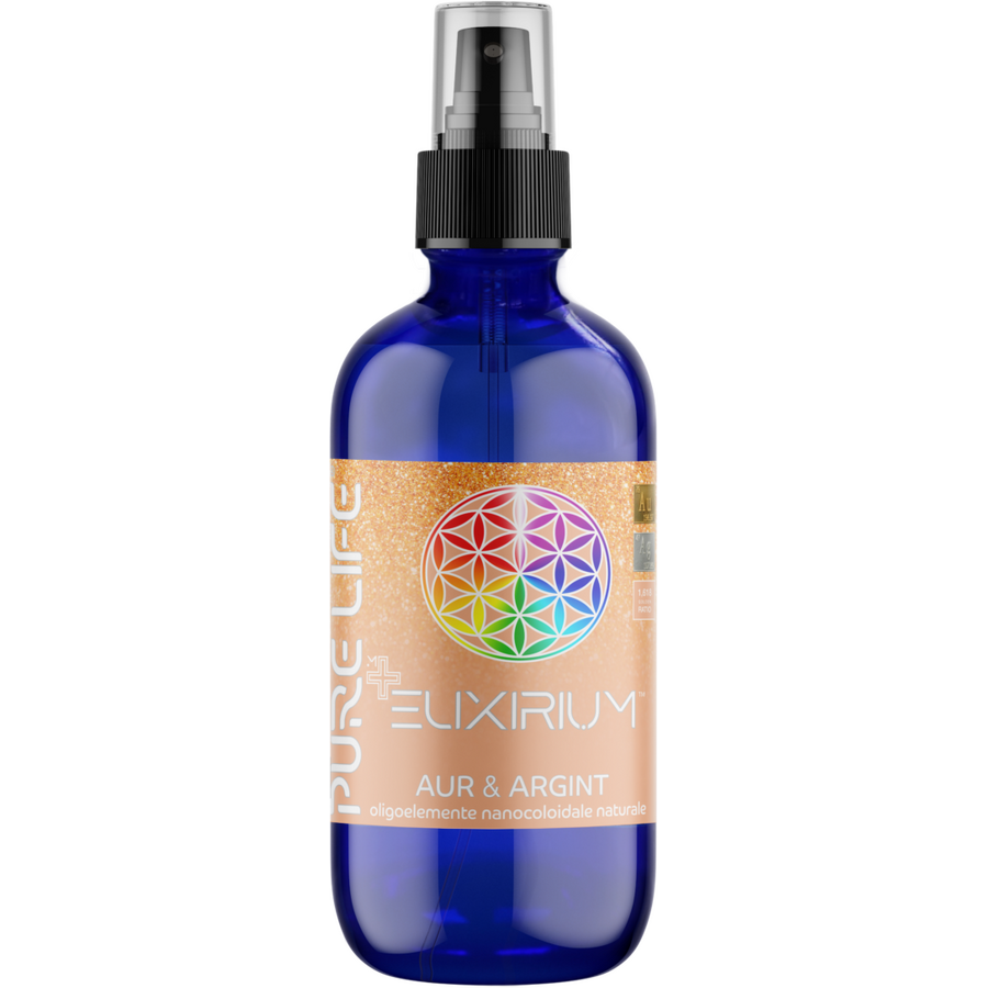 ELIXIRIUM™ 35ppm 120ml pulverizator Au & Ag golden ratio