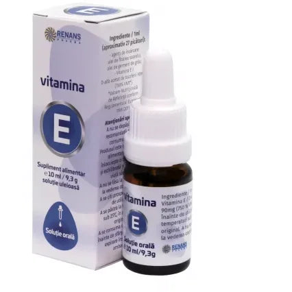 Vitamina E, solutie orala, 10 ml, Renans