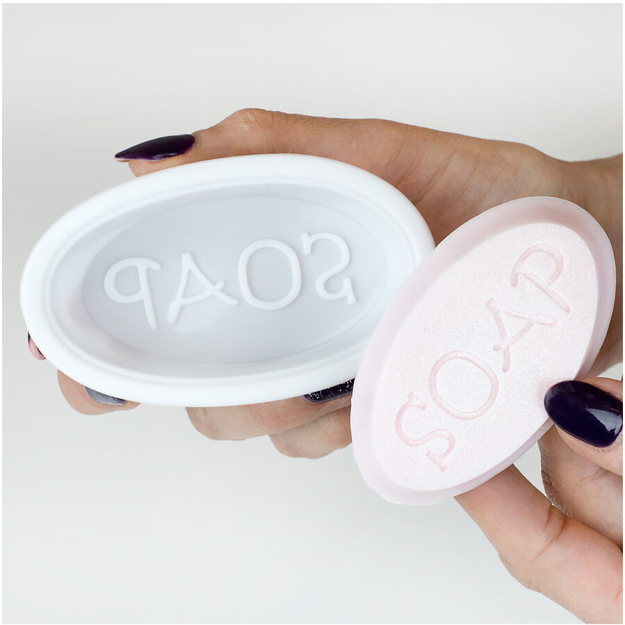 Formă de săpun Oval mic, o cavitate