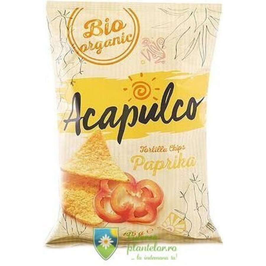 Tortilla chips cu boia 125 gr