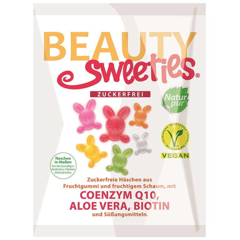 Jeleuri gumate fara zahar Iepurasi, 125 g, Beauty Sweeties