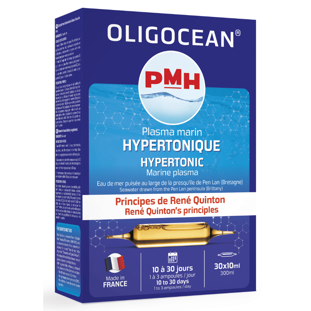 Plasma Marina Hipertonic Oligocean – Metoda Quinton, 30 fiole x 10ml, 300ml, Oligocean
