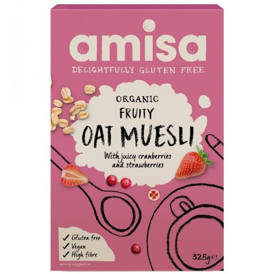 Muesli Cu Fructe Si Ovaz Fara Gluten Eco 325g Expira 12.12.25