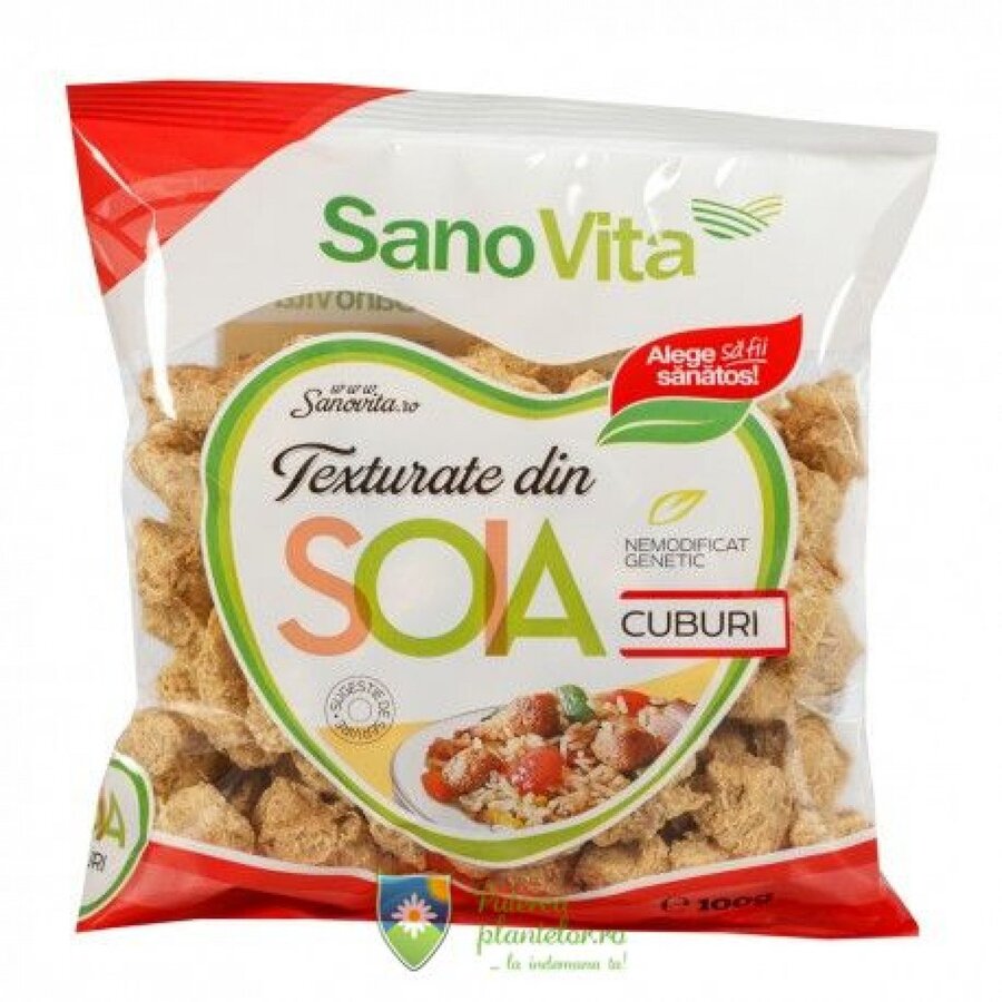 Soia cuburi vegetale 100 gr