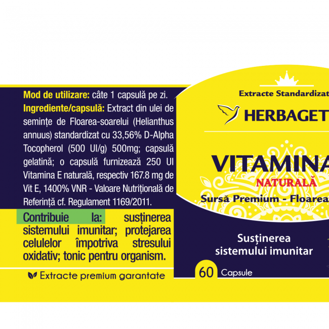 VITAMINA E 60 CPS