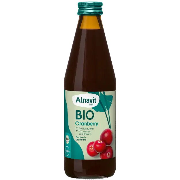 Suc de merisoare bio 330ml Alnavit