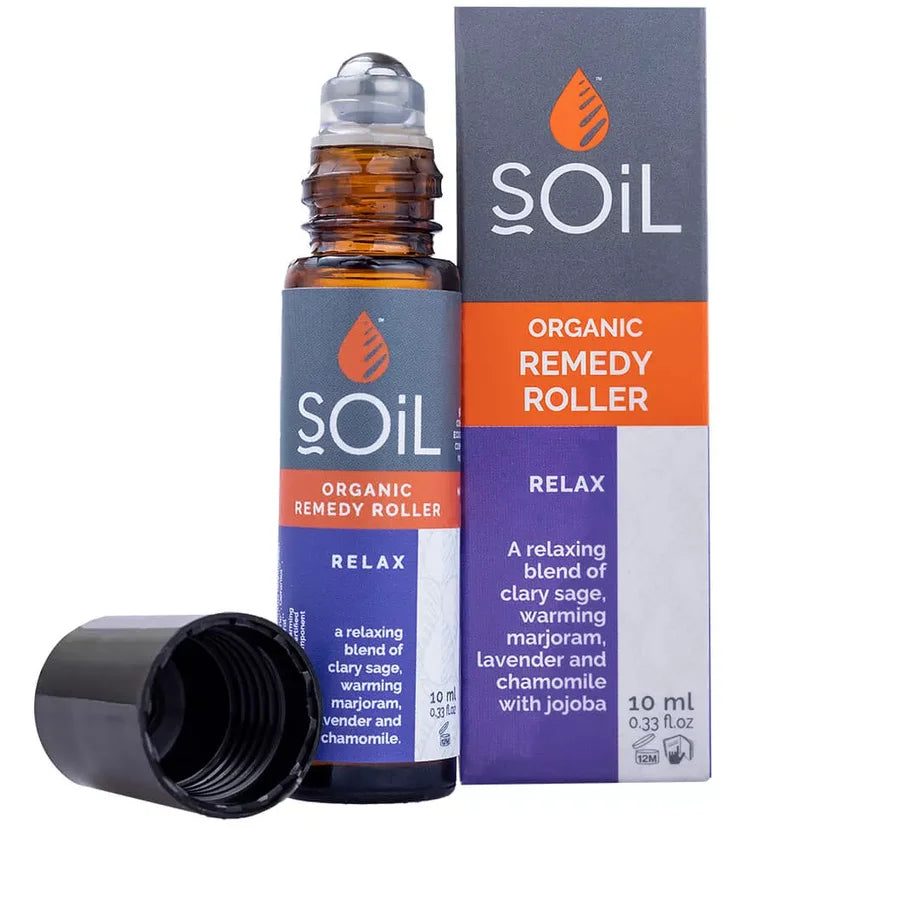 SOiL Roll-On DeStress cu Uleiuri Eseniale Pure Organice ECOCERT 10 ml Antistres NOU