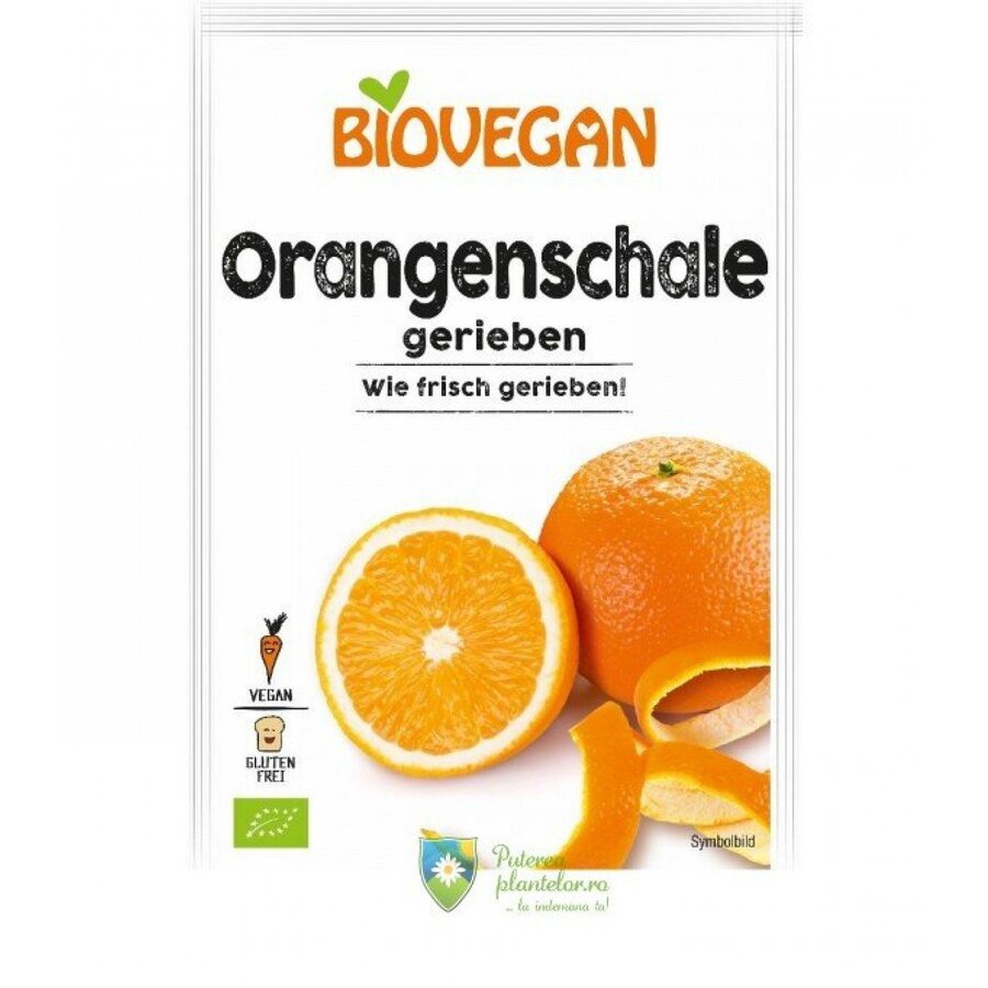 Coaja de portocala rasa fara gluten bio 9g Expira: 31.07.2025