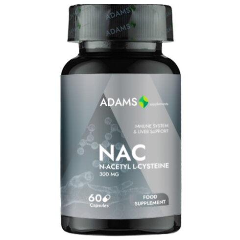 NAC (N-Acetyl L-Cysteine) 300MG, 60cps, Adams Supplements
