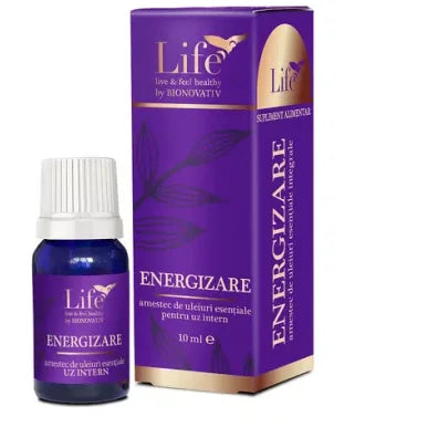 Energizare, amestec de uleiuri esentiale, 10 ml, Bionovativ