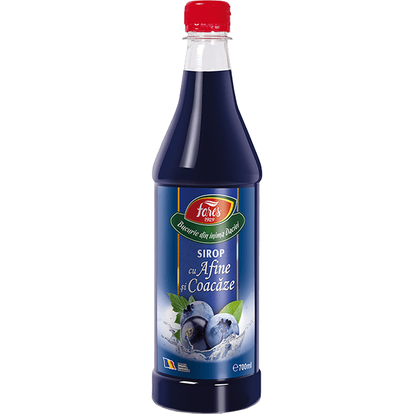 Sirop cu Afine si Coacaze 700ml Fares