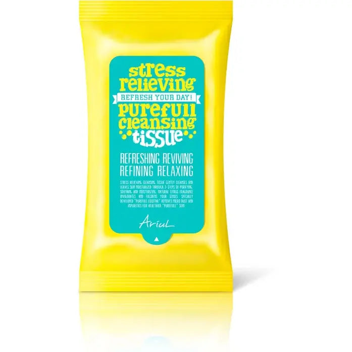 Servetele de curatare a tenului Ariul Stress Relieving Purefull Cleansing Tissue, 15 buc