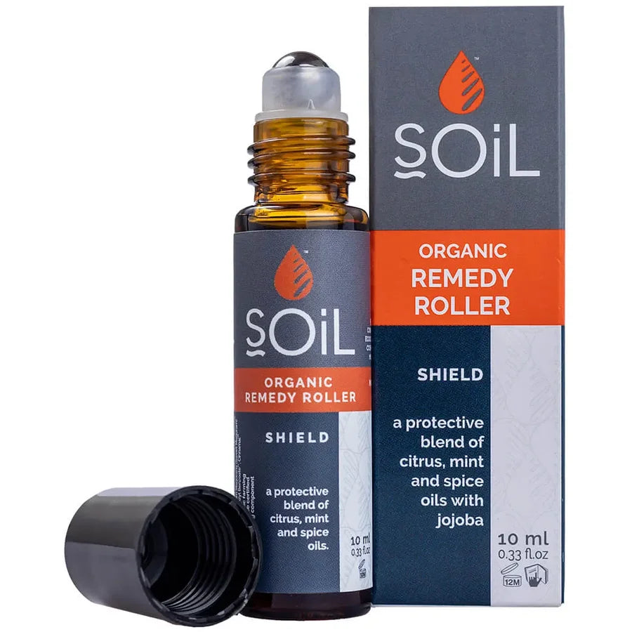 SOiL Roll-On Shield cu Uleiuri Eseniale Pure Organice ECOCERT 10 ml Imunitate NOU