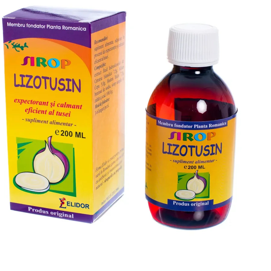 Sirop Lizotusin, 200ml, Elidor