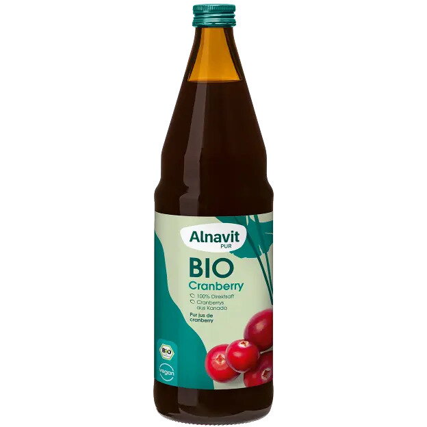 Suc de merisoare bio 750ml Alnavit