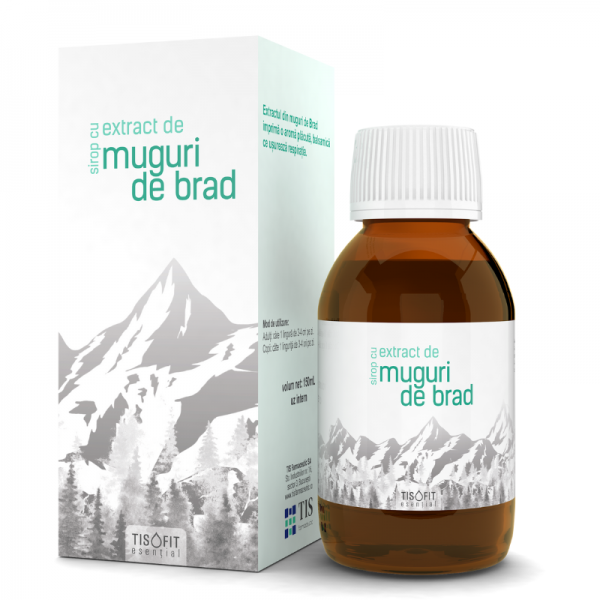 TISOFIT – Sirop cu extract de muguri de brad 150ml