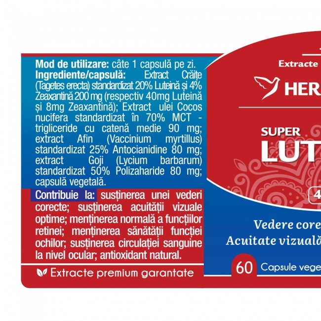 SUPER LUTEINA ZEAXANTINA 60 CPS
