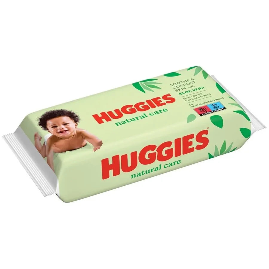 Servetele umede Huggies Natural Care, 56 bucati