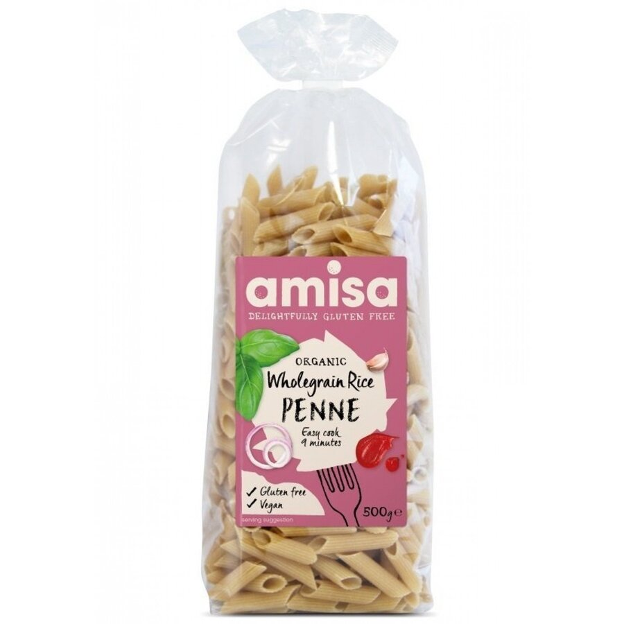 Penne Din Orez Integral Fara Gluten Eco 500g